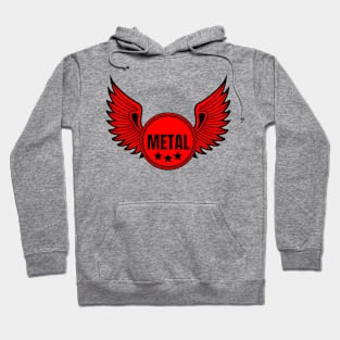 Metal cwing Hoodie